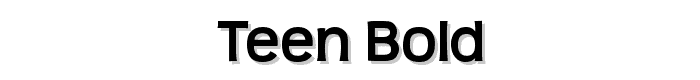 Teen Bold font